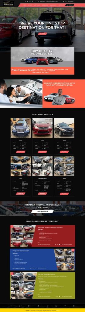 Home Praize Thomson Autos