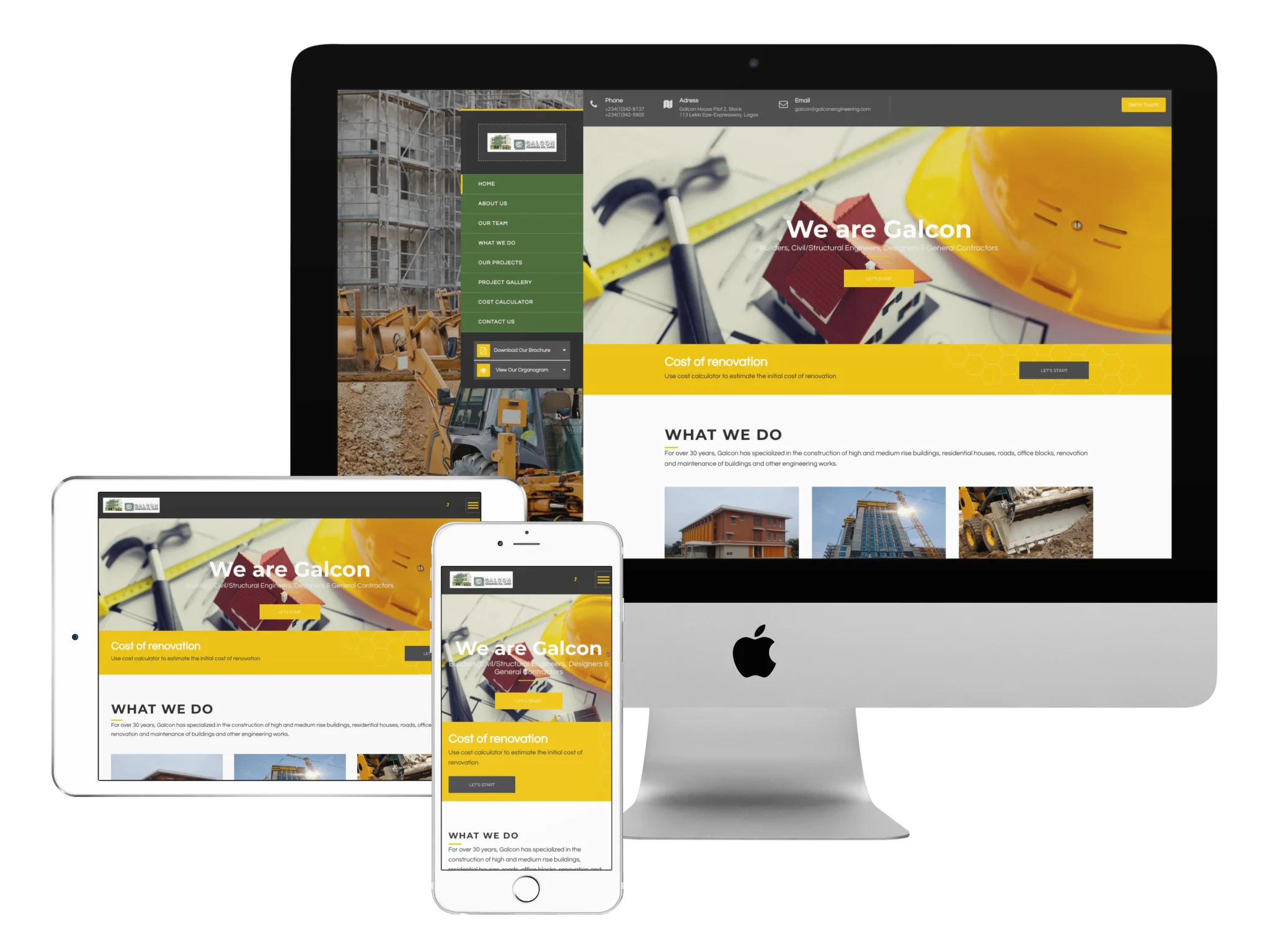 Website Responsive on mobile devices
